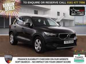 Used 2020 BLACK VOLVO XC40 SUV 1.5 T3 Momentum SUV 5dr Petrol Auto Euro 6 (s/s) (163 ps) (reg. 2020-11-27) for sale in Stockport