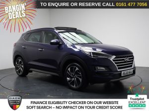 Used 2020 BLUE HYUNDAI TUCSON SUV 1.6 T-GDi Premium SE SUV 5dr Petrol Manual Euro 6 (s/s) (177 ps) (reg. 2020-06-19) for sale in Stockport