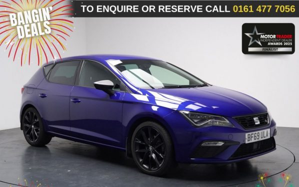 Used 2020 BLUE SEAT LEON Hatchback 2.0 TDI FR Black Edition Hatchback 5dr Diesel DSG Euro 6 (s/s) (150 ps) (reg. 2020-01-31) for sale in Stockport