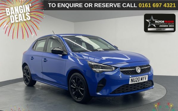 Used 2020 BLUE VAUXHALL CORSA Hatchback 1.2 SE Nav Premium Hatchback 5dr Petrol Manual Euro 6 (75 ps) (reg. 2020-03-23) for sale in Manchester