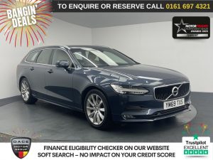 Used 2020 BLUE VOLVO V90 Estate 2.0 D4 Momentum Plus Estate 5dr Diesel Auto Euro 6 (s/s) (190 ps) (reg. 2020-01-20) for sale in Manchester
