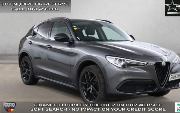 Used 2020 GREY ALFA ROMEO STELVIO SUV 2.0T Nero Edizione SUV 5dr Petrol Auto Q4 AWD Euro 6 (s/s) (200 ps) (reg. 2020-02-10) for sale in Wilmslow