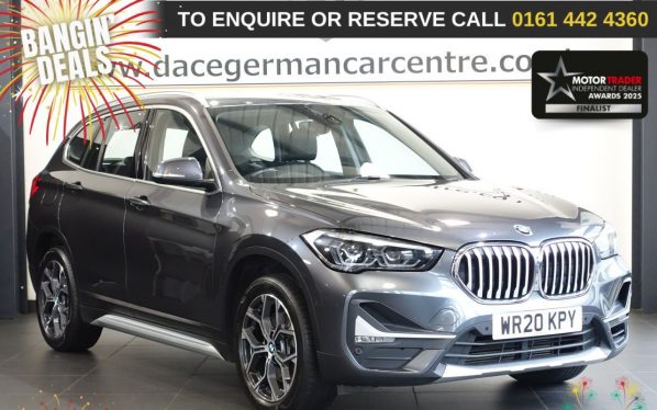 Used 2020 GREY BMW X1 SUV 2.0 20i xLine SUV 5dr Petrol Auto xDrive Euro 6 (s/s) (192 ps) (reg. 2020-06-27) for sale in Altrincham