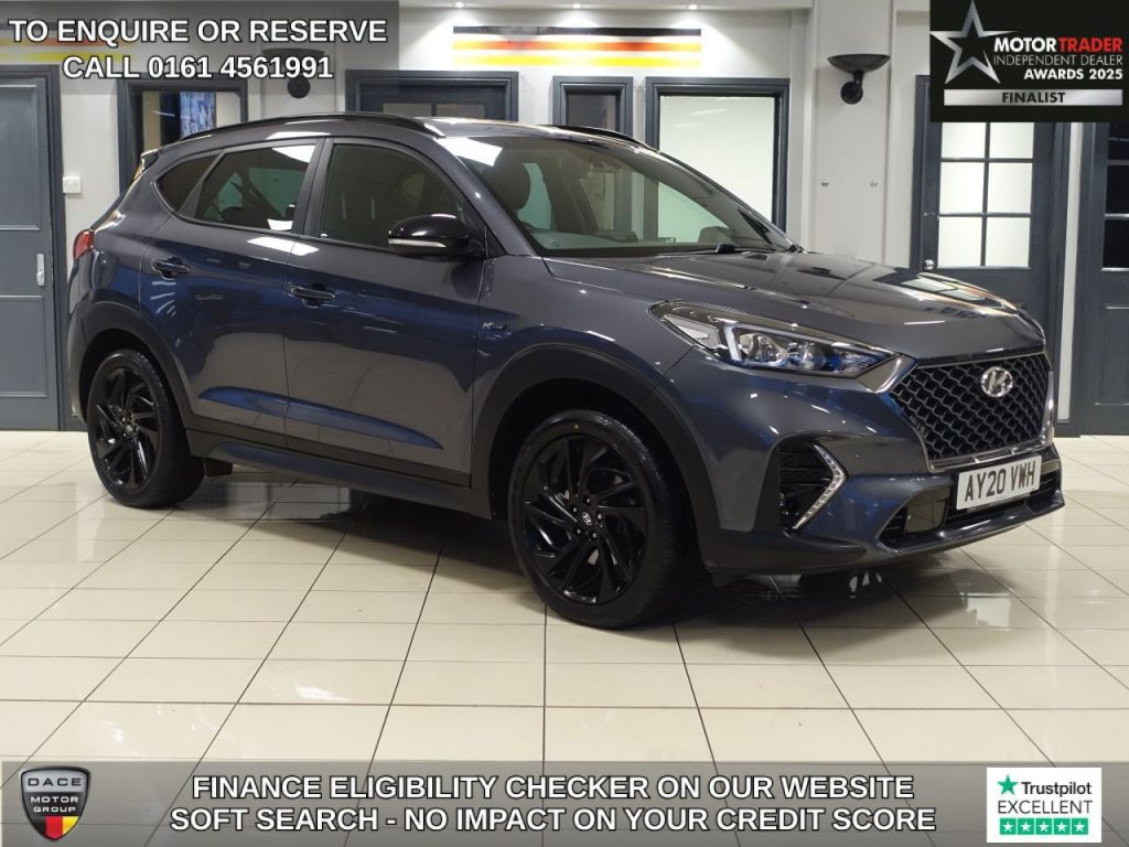 Used 2020 GREY HYUNDAI TUCSON SUV 1.6 T-GDi N Line SUV 5dr Petrol Manual Euro 6 (s/s) (177 ps) (reg. 2020-03-01) for sale in Wilmslow