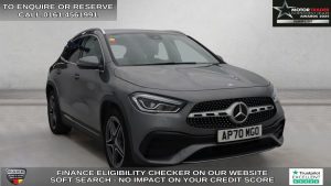 Used 2020 GREY MERCEDES-BENZ GLA SUV 1.3 GLA200 AMG Line SUV 5dr Petrol 7G-DCT Euro 6 (s/s) (163 ps) (reg. 2020-10-19) for sale in Wilmslow