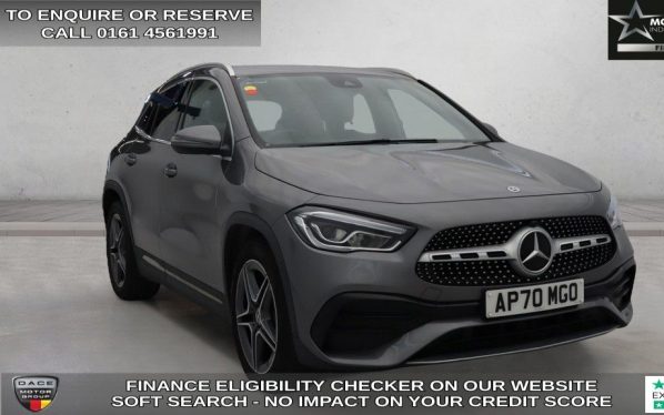 Used 2020 GREY MERCEDES-BENZ GLA SUV 1.3 GLA200 AMG Line SUV 5dr Petrol 7G-DCT Euro 6 (s/s) (163 ps) (reg. 2020-10-19) for sale in Wilmslow