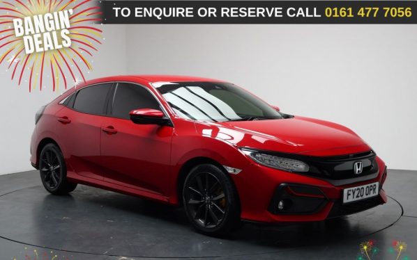 Used 2020 RED HONDA CIVIC Hatchback 1.6 i-DTEC SR Hatchback 5dr Diesel Manual Euro 6 (s/s) (120 ps) (reg. 2020-05-14) for sale in Stockport