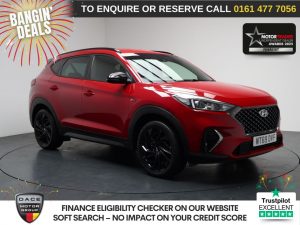 Used 2020 RED HYUNDAI TUCSON SUV 1.6 T-GDi N Line SUV 5dr Petrol Manual Euro 6 (s/s) (177 ps) (reg. 2020-02-20) for sale in Stockport