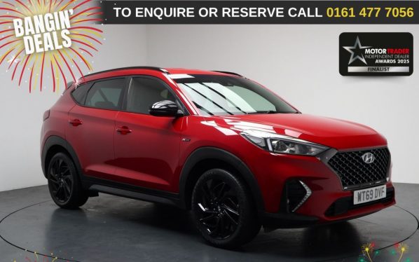 Used 2020 RED HYUNDAI TUCSON SUV 1.6 T-GDi N Line SUV 5dr Petrol Manual Euro 6 (s/s) (177 ps) (reg. 2020-02-20) for sale in Stockport