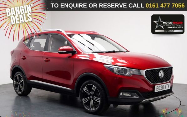 Used 2020 RED MG MG ZS SUV 1.5 VTi-TECH Exclusive SUV 5dr Petrol Manual Euro 6 (s/s) (106 ps) (reg. 2020-03-14) for sale in Stockport