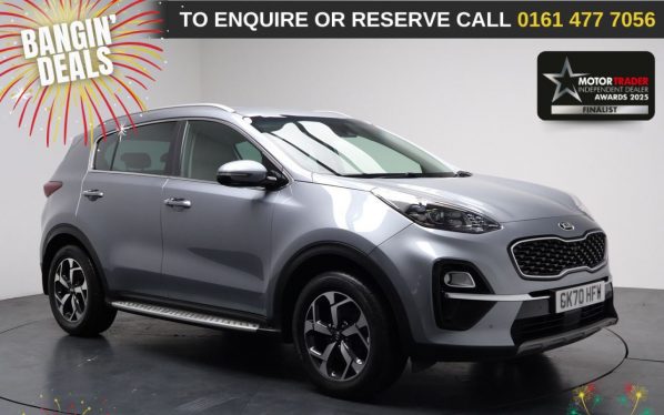 Used 2020 SILVER KIA SPORTAGE SUV 1.6 GDi Platinum Edition SUV 5dr Petrol Manual Euro 6 (s/s) (130 bhp) (reg. 2020-09-15) for sale in Stockport