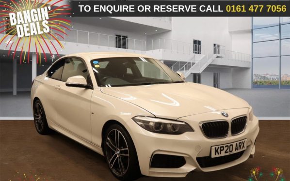 Used 2020 WHITE BMW 2 SERIES Coupe 1.5 218i GPF M Sport Coupe 2dr Petrol Auto Euro 6 (s/s) (136 ps) (reg. 2020-07-06) for sale in Stockport