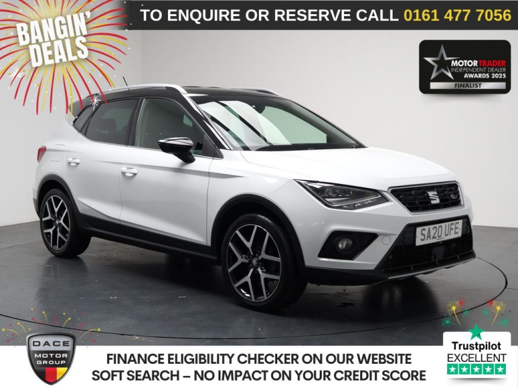 Used 2020 WHITE SEAT ARONA SUV 1.0 TSI GPF FR Sport SUV 5dr Petrol Manual Euro 6 (s/s) (115 ps) (reg. 2020-03-20) for sale in Stockport