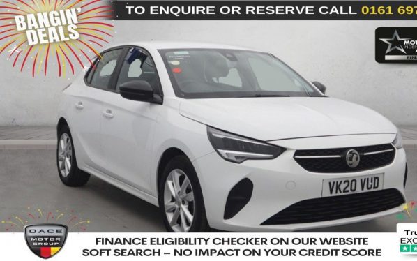 Used 2020 WHITE VAUXHALL CORSA Hatchback 1.2 SE Premium Hatchback 5dr Petrol Manual Euro 6 (75 ps) (reg. 2020-03-31) for sale in Manchester