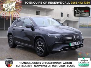 Used 2021 BLACK MERCEDES-BENZ EQA SUV EQA 250 66.5kWh AMG Line SUV 5dr Electric Auto (190 ps) (reg. 2021-10-22) for sale in Altrincham