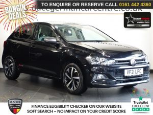 Used 2021 BLACK VOLKSWAGEN POLO Hatchback 1.0 EVO beats Hatchback 5dr Petrol Manual Euro 6 (s/s) (80 ps) (reg. 2021-07-31) for sale in Altrincham