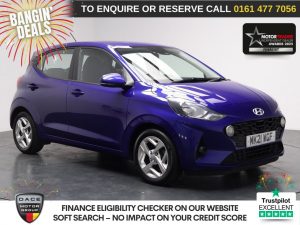 Used 2021 BLUE HYUNDAI I10 Hatchback 1.2 SE Connect Hatchback 5dr Petrol Manual Euro 6 (s/s) (84 ps) (reg. 2021-07-22) for sale in Stockport