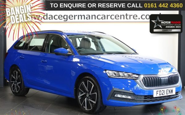 Used 2021 BLUE SKODA OCTAVIA Estate 1.4 TSI iV 13kWh SE Technology Estate 5dr Petrol Plug-in Hybrid DSG Euro 6 (s/s) (204 ps) (reg. 2021-07-12) for sale in Altrincham