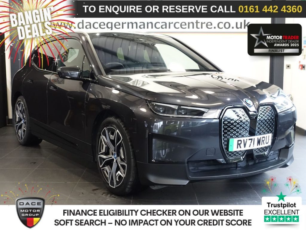 Used 2021 GREY BMW IX SUV 40 76.6kWh Sport SUV 5dr Electric Auto xDrive (326 ps) £9155 EXTRAS (reg. 2021-11-26) for sale in Altrincham