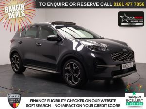 Used 2021 GREY KIA SPORTAGE SUV 1.6 CRDi MHEV GT-Line S SUV 5dr Diesel Hybrid Manual Euro 6 (s/s) (134 bhp) (reg. 2021-03-30) for sale in Stockport