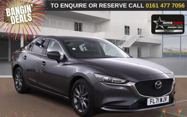 Used 2021 GREY MAZDA MAZDA6 Saloon 2.0 SKYACTIV-G SE-L Saloon 4dr Petrol Manual Euro 6 (s/s) (145 ps) (reg. 2021-10-18) for sale in Stockport
