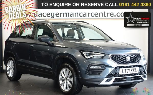 Used 2021 GREY SEAT ATECA SUV 2.0 TDI SE SUV 5dr Diesel Manual Euro 6 (s/s) (150 ps) (reg. 2021-10-01) for sale in Altrincham