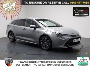 Used 2021 GREY TOYOTA COROLLA Estate 1.8 VVT-h GPF Excel Touring Sports 5dr Petrol Hybrid CVT Euro 6 (s/s) (122 ps) (reg. 2021-09-07) for sale in Stockport