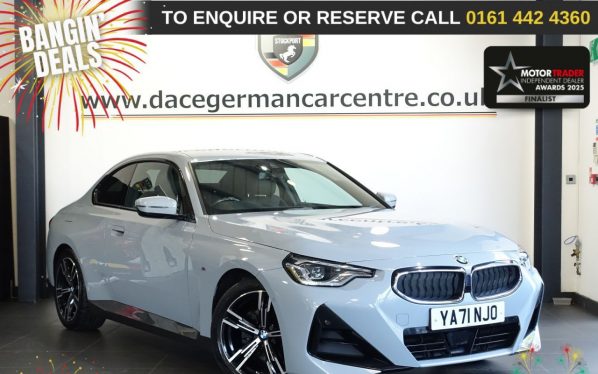Used 2022 GREY BMW 2 SERIES COUPE Coupe 2.0 220d MHT M Sport Coupe 2dr Diesel Hybrid Auto Euro 6 (s/s) (190 ps) £2530 EXTRAS (reg. 2022-02-11) for sale in Altrincham