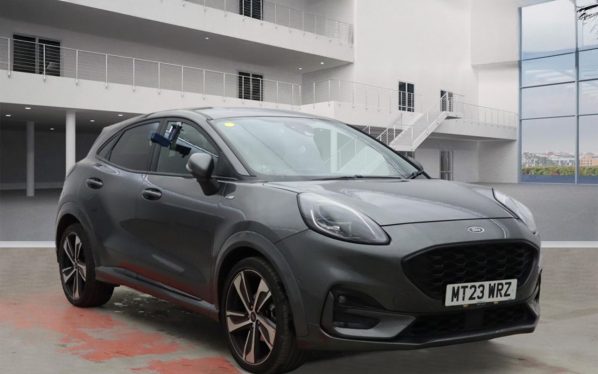 Used 2023 GREY FORD PUMA SUV 1.0T EcoBoost MHEV ST-Line SUV 5dr Petrol Hybrid DCT Euro 6 (s/s) (125 ps) (reg. 2023-05-12) for sale in Stockport