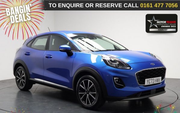 Used 2024 BLUE FORD PUMA SUV 1.0T EcoBoost MHEV Titanium SUV 5dr Petrol Hybrid Manual Euro 6 (s/s) (125 ps) (reg. 2024-01-12) for sale in Stockport