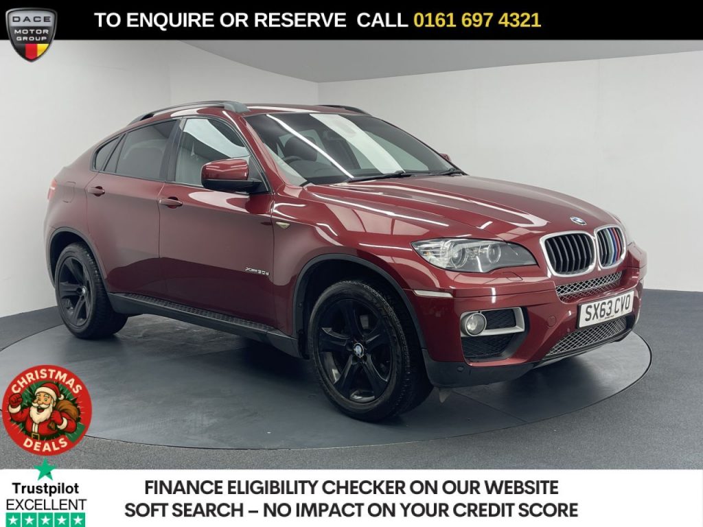 Used 2013 RED BMW X6 SUV 3.0 30d SUV 5dr Diesel Auto xDrive Euro 5 (245 ps) (reg. 2013-09-10) for sale in Manchester