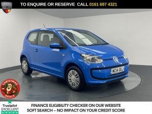 Used 2014 BLUE VOLKSWAGEN UP! Hatchback 1.0 Move up! Hatchback 3dr Petrol Manual Euro 5 (60 ps) (reg. 2014-08-14) for sale in Manchester