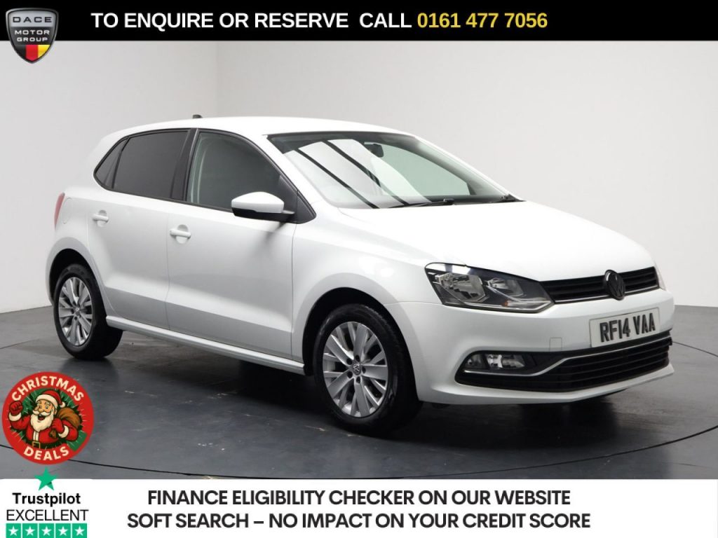 Used 2014 WHITE VOLKSWAGEN POLO Hatchback 1.0 BlueMotion Tech SE Hatchback 5dr Petrol Manual Euro 6 (s/s) (75 ps) (reg. 2014-07-30) for sale in Stockport