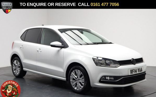 Used 2014 WHITE VOLKSWAGEN POLO Hatchback 1.0 BlueMotion Tech SE Hatchback 5dr Petrol Manual Euro 6 (s/s) (75 ps) (reg. 2014-07-30) for sale in Stockport