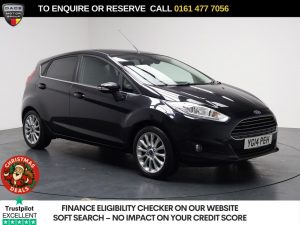 Used 2015 BLACK FORD FIESTA Hatchback 1.0T EcoBoost Titanium X Hatchback 5dr Petrol Manual Euro 5 (s/s) (100 ps) (reg. 2015-05-01) for sale in Stockport