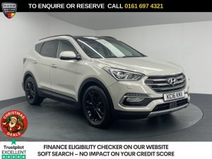 Used 2016 BEIGE HYUNDAI SANTA FE SUV 2.2 CRDi Blue Drive Premium SE SUV 5dr Diesel Auto 4WD Euro 6 (s/s) (7 Seat) (200 ps) (reg. 2016-05-23) for sale in Manchester