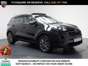 Used 2016 BLACK KIA SPORTAGE SUV 2.0 CRDi First Edition SUV 5dr Diesel Auto AWD Euro 6 (182 bhp) (reg. 2016-03-01) for sale in Stockport