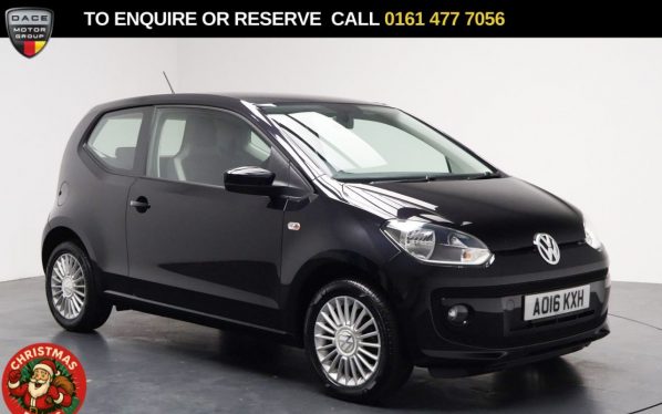 Used 2016 BLACK VOLKSWAGEN UP! Hatchback 1.0 High up! Hatchback 3dr Petrol Manual Euro 6 (75 ps) (reg. 2016-03-23) for sale in Stockport