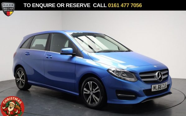 Used 2016 BLUE MERCEDES-BENZ B-CLASS MPV 1.5 B180d SE MPV 5dr Diesel Manual Euro 6 (s/s) (109 ps) (reg. 2016-09-30) for sale in Stockport