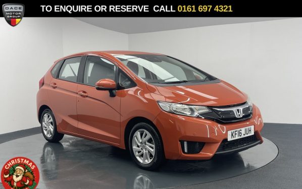 Used 2016 ORANGE HONDA JAZZ Hatchback 1.3 i-VTEC SE Navi Hatchback 5dr Petrol CVT Euro 6 (s/s) (102 ps) (reg. 2016-06-30) for sale in Manchester