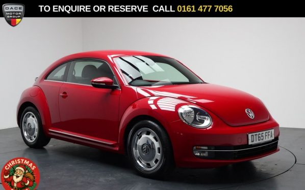 Used 2016 RED VOLKSWAGEN BEETLE Hatchback 1.4 TSI BlueMotion Tech Design Hatchback 3dr Petrol Manual Euro 6 (s/s) (150 ps) (reg. 2016-02-13) for sale in Stockport
