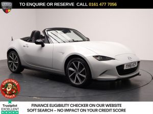 Used 2016 SILVER MAZDA MX-5 Convertible 2.0 SKYACTIV-G Sport Recaro Convertible 2dr Petrol Manual Euro 6 (160 ps) (reg. 2016-03-31) for sale in Stockport