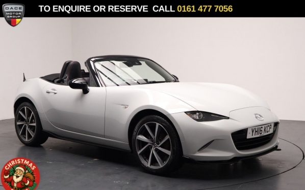 Used 2016 SILVER MAZDA MX-5 Convertible 2.0 SKYACTIV-G Sport Recaro Convertible 2dr Petrol Manual Euro 6 (160 ps) (reg. 2016-03-31) for sale in Stockport