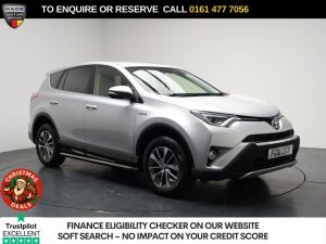 Used 2016 SILVER TOYOTA RAV4 SUV 2.5 VVT-h Business Edition Plus SUV 5dr Petrol Hybrid CVT Euro 6 (s/s) (197 ps) (reg. 2016-03-16) for sale in Stockport