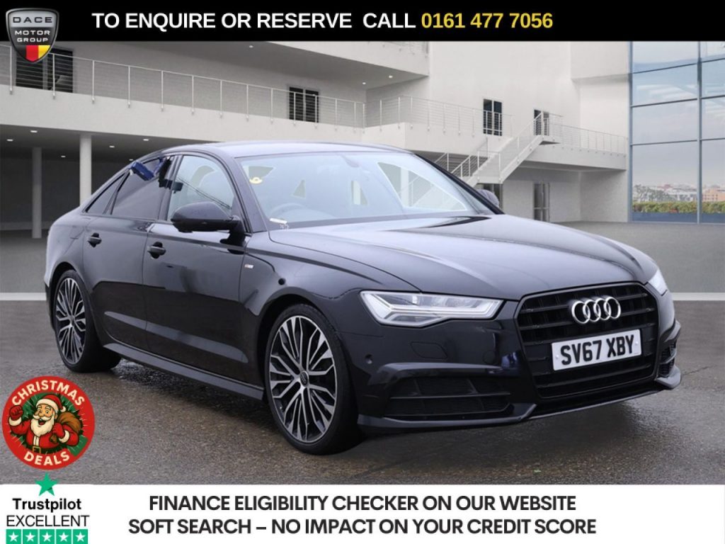 Used 2017 BLACK AUDI A6 SALOON Saloon 2.0 TDI ultra Black Edition Saloon 4dr Diesel S Tronic Euro 6 (s/s) (190 ps) (reg. 2017-11-30) for sale in Stockport