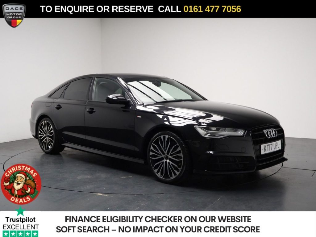 Used 2017 BLACK AUDI A6 SALOON Saloon 2.0 TDI ultra Black Edition Saloon 4dr Diesel S Tronic Euro 6 (s/s) (190 ps) (reg. 2017-05-24) for sale in Stockport
