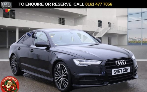 Used 2017 BLACK AUDI A6 SALOON Saloon 2.0 TDI ultra Black Edition Saloon 4dr Diesel S Tronic Euro 6 (s/s) (190 ps) (reg. 2017-11-30) for sale in Stockport
