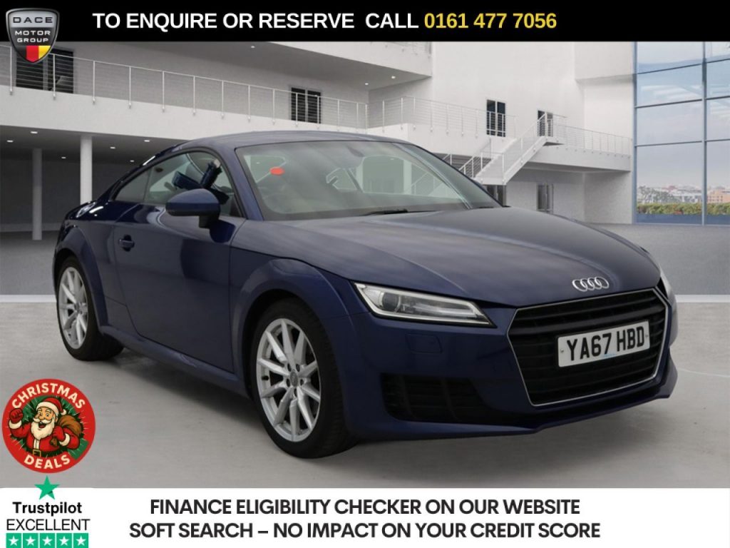 Used 2017 BLUE AUDI TT Coupe 1.8 TFSI Sport Coupe 3dr Petrol Manual Euro 6 (s/s) (180 ps) (reg. 2017-12-09) for sale in Stockport