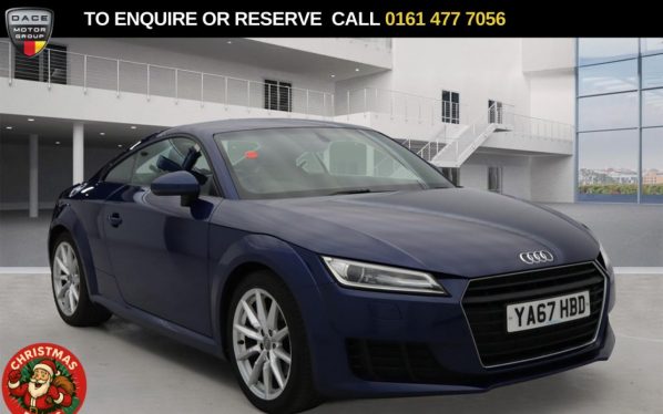 Used 2017 BLUE AUDI TT Coupe 1.8 TFSI Sport Coupe 3dr Petrol Manual Euro 6 (s/s) (180 ps) (reg. 2017-12-09) for sale in Stockport