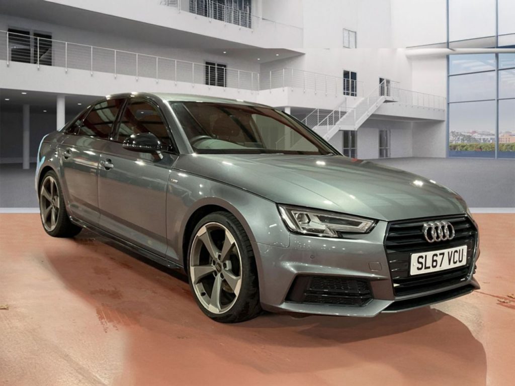 Used 2017 GREY AUDI A4 Saloon 1.4 TFSI Black Edition Saloon 4dr Petrol Manual Euro 6 (s/s) (150 ps) (reg. 2017-10-31) for sale in Altrincham